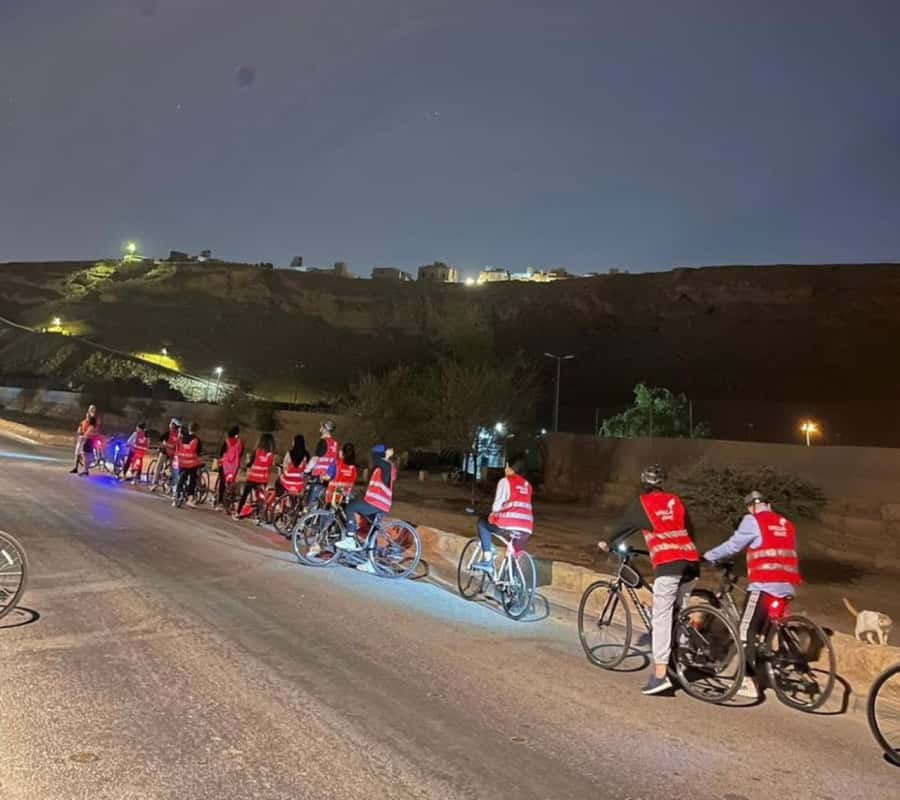 Evening Bike Tour in Wadi Hanifah - Meeting the Yalla Bike team