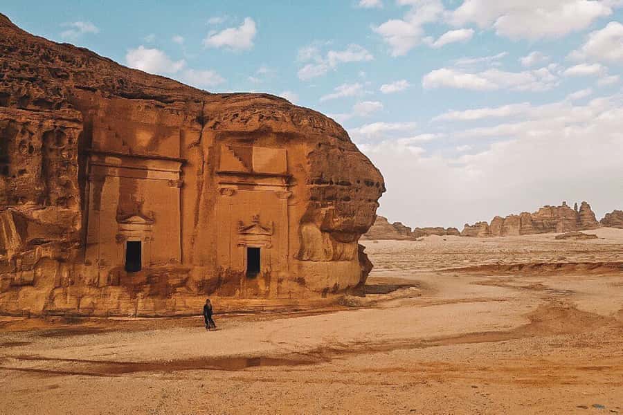 From AlUla: Hegra Tour - Jabal Ithlib and the first look at Nabataean Hegra