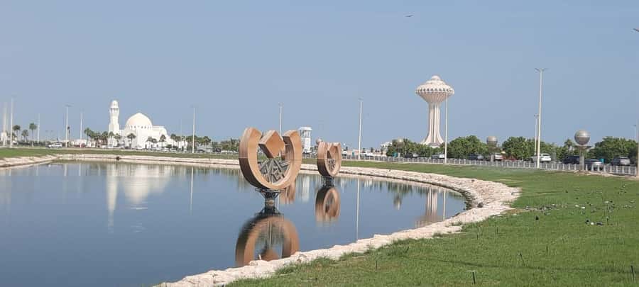 From Bahrain To Saudi Arabia - The drive back across the causeway