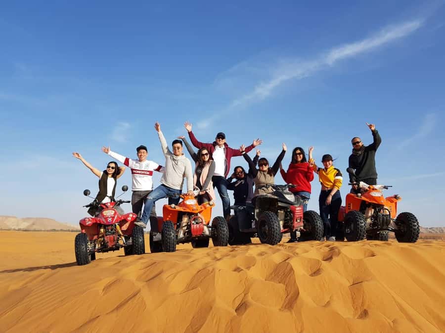From Riyadh: Desert ATV Quad Bike Tour with Camel Ride - One hour on the Riyadh quad bike