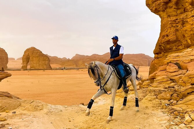 Horse Riding Experience in Riyadh | Tanomah | Jeddah | Al Ula - The guide, horse, and pace