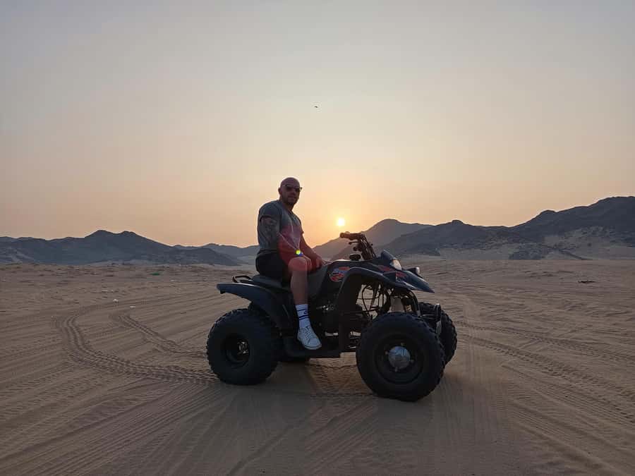 Jeddah Desert Safari: Quad Biking, Camel Farm & Sunset Views - Leaving Jeddah by air-conditioned SUV