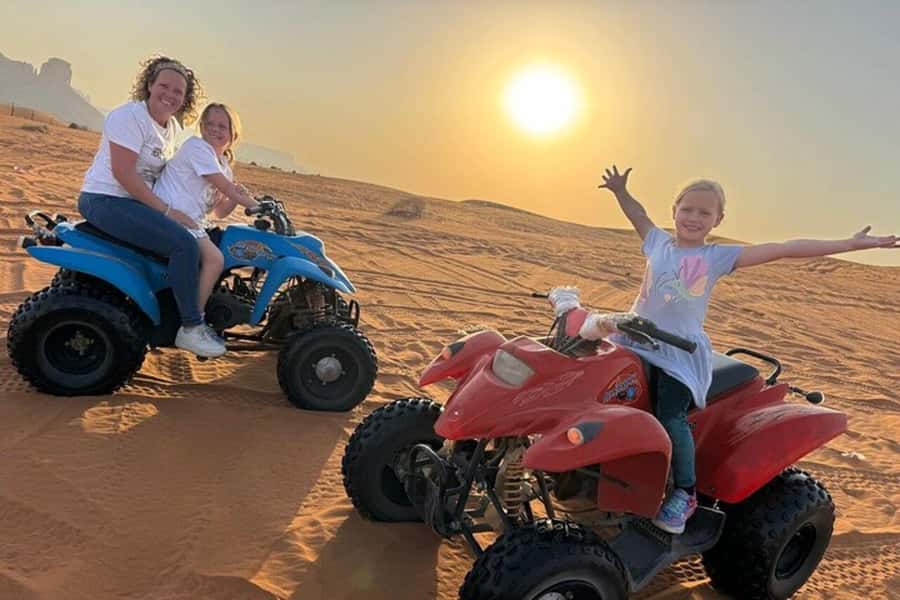Red Sand Adventure Riyadh (Quad Biking,Camel Ride,Heritage) - Quad biking on Riyadh’s red sand