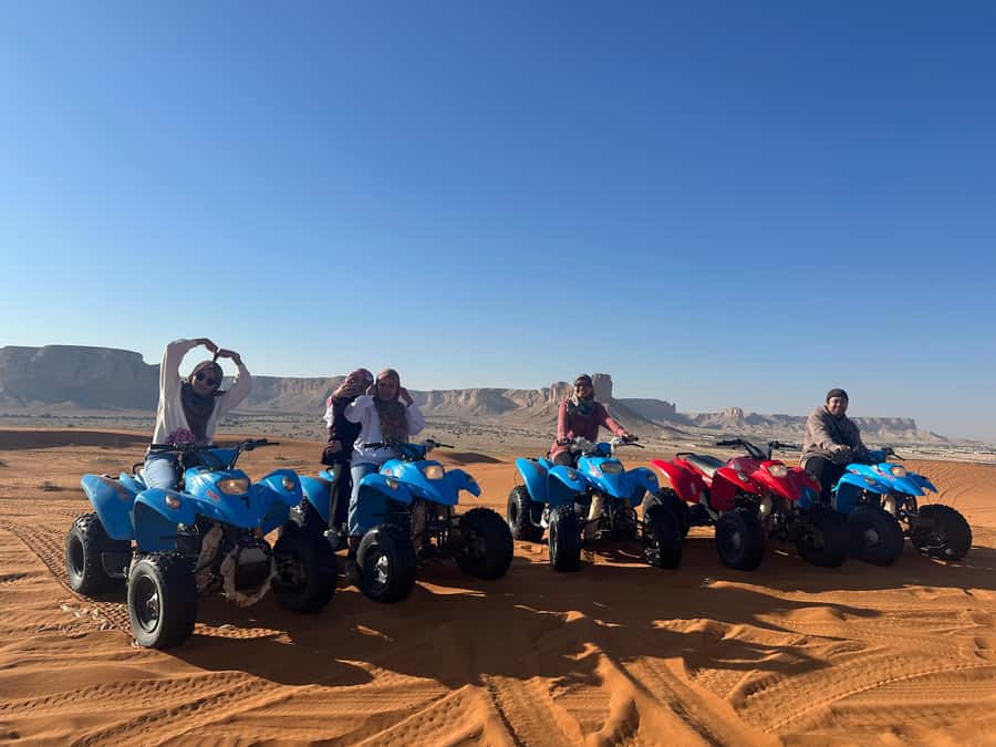 Red Sand: Dunes ATV, + Camel Ride + sandboarding - A 30-minute ATV ride across the dunes