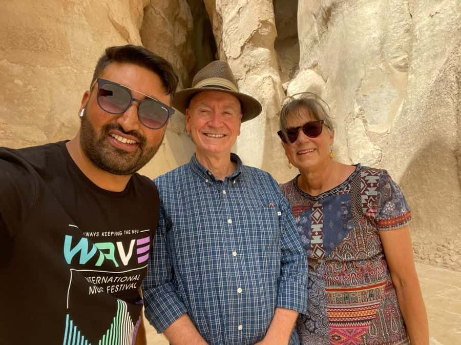 Riyadh: Edge Of The World Tour - Reaching the cliff-top viewpoint