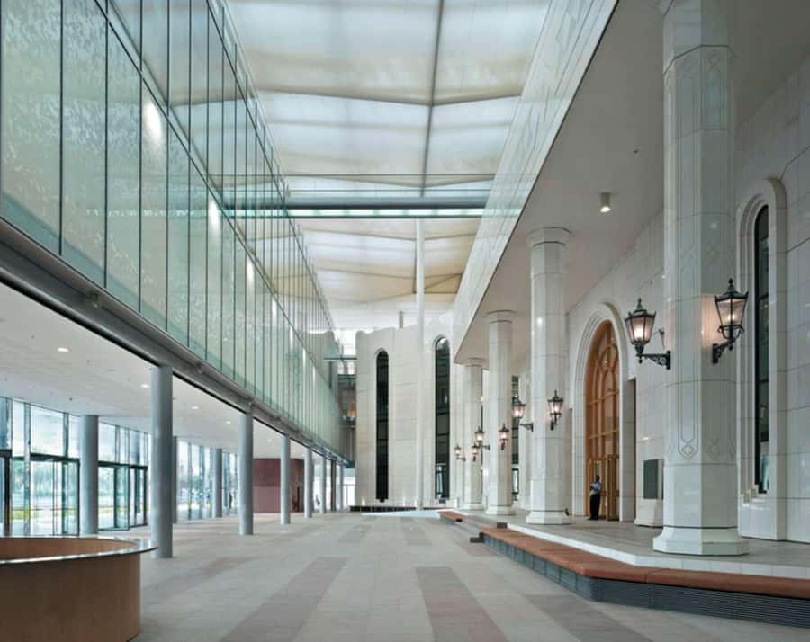 Riyadh: King Fahad National Library Guided Tour - Reading the building by Gerber Architekten