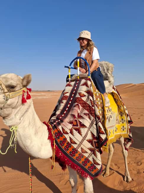 Sand Dune Desert (VIT-Quid bike + Camel Ride): Riyadh - Camel riding gives the desert a slower rhythm