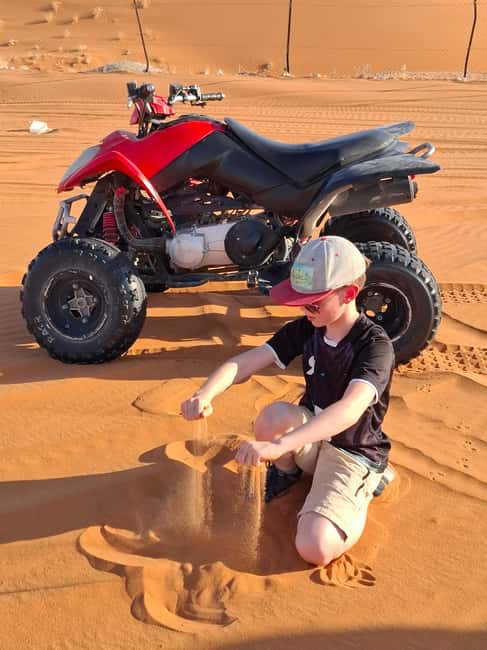 Sand Dune Desert (VIT-Quid bike + Camel Ride): Riyadh - Dune walking and photography between the rides