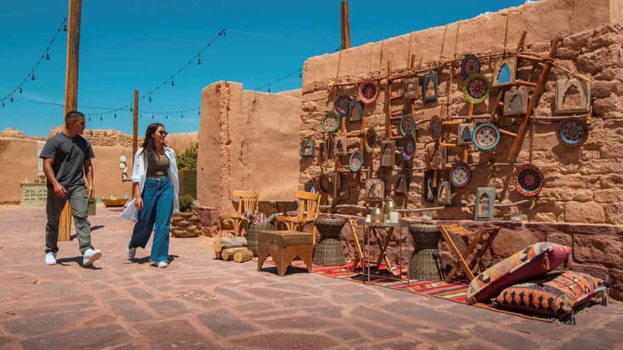 Tour AlUla's Old Town - Walking into AlUla’s adobe maze