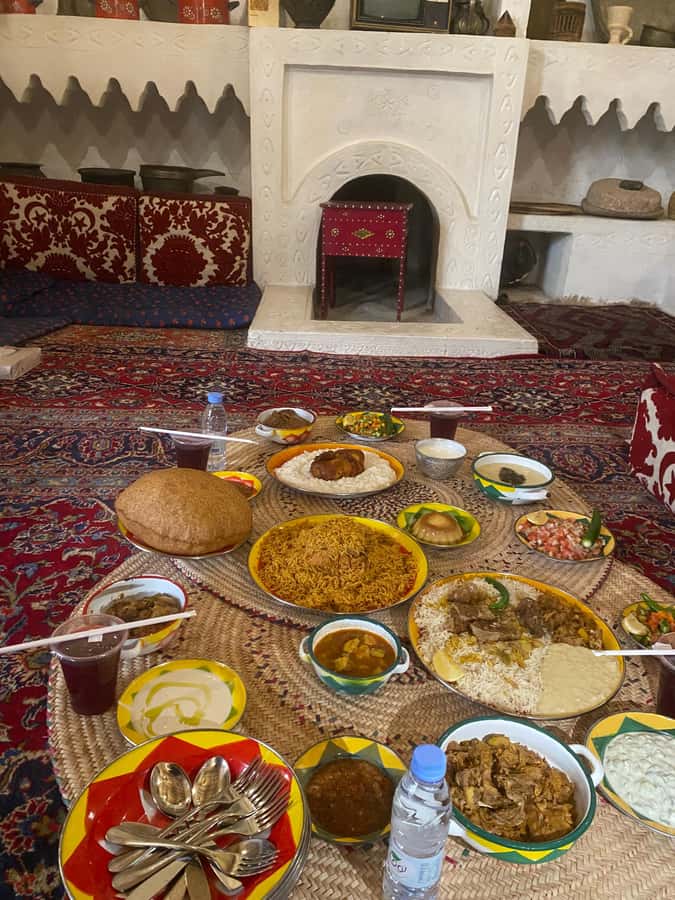 VIP Private Riyadh Experience with Saudi Meal & Pickup - Al Bujairi Terrace after the heritage visit