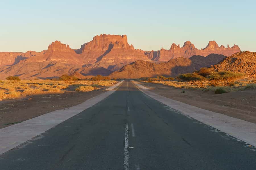 Wadi Al Disah Tour - The long road from Tabuk to the palm valley